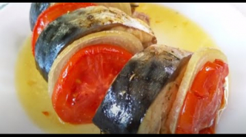 САМАЯ СОЧНАЯ И НЕЖНАЯ СКУМБРИЯ в духовке. Рыба и блюда из неё.