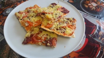 Самая  Вкусная Пицца за 5 Минут. Пицца из Лаваша. Pizza in 5 minutes