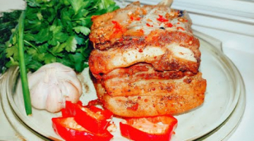 Самое вкусное САЛО запечённое в духовке со специями. Обязательно приготовьте!