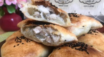 Самса с курицей. Рецепт слоенного теста.