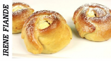 Самые вкусные  и ароматные булочки с творогом из дрожжевого теста