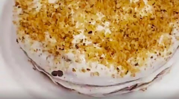 Самый быстрый и вкусный тортик со сметанным кремом - Еда, иди ко мне сюда. Рецепт #shorts
