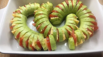 Самый удачный рецепт кабачков! И вкусно, и красиво! Съедаются моментально.