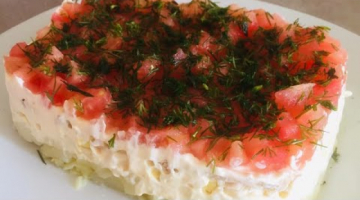 Самый вкусный салат "Томатная грядка"