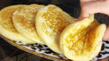СЪЕДАЕТСЯ В ОДИН МИГ! НА СКОВОРОДЕ БЫСТРЫЕ И ВКУСНЫЕ ЛЕПЁШКИ!ВОЗДУШНОЕ ТЕСТО КАК ПУХ! ВСЕ БУДУТ В...