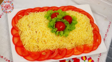 Съедят за минуту! Необыкновенно вкусный САЛАТ "ПЯТИМИНУТКА"! НОВОГОДНИЙ СТОЛ 2021!