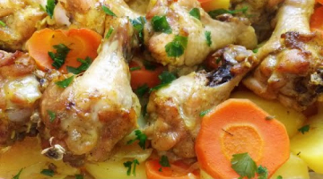 Съели и не заметили!!! Просто и вкусно. Куриные крылышки с картошкой.