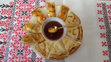 ШИКАРНЫЕ  БЛИНЫ с начинкой , на МАСЛЕНИЦУ ! ( пошаговый рецепт )