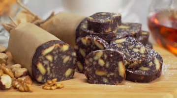 ШОКОЛАДНАЯ КОЛБАСА - вы будете приятно удивлены превосходным вкусом!  Рецепт от Всегда Вкусно!