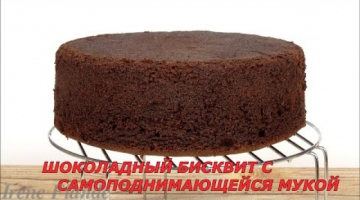 Шоколадный бисквит с самоподнимающейся мукой