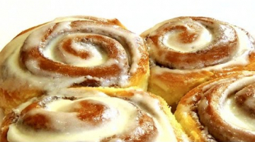 Синнабон / Cinnabon - нежнейшие булочки с корицей. Пошаговый рецепт.