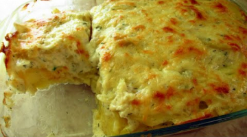Сливочная вкуснота, хоть на ужин, хоть на обед. Картофель под бешамель.