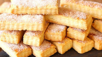 СЛОЁНОЕ ПЕЧЕНЬЕ " ЯЗЫЧКИ" ПРОСТОЕ и Лёгкое Тесто. Понравится ВСЕМ! ВКУСНАЯ ВЫПЕЧКА К Чаю. Без Яиц