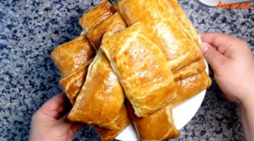 СЛОЙКИ С ТВОРОГОМ И ЗЕЛЕНЬЮ ? НЕВЕРОЯТНО ВКУСНО, БЫСТРО И КРАСИВО 