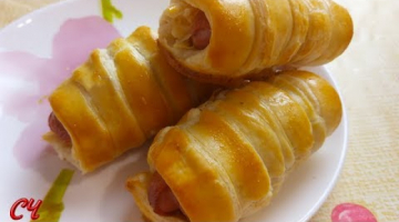 Сосиска в Слоеном Тесте. Супер Быстро и Вкусно !
