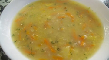 Суп с овсянкой ( постный)