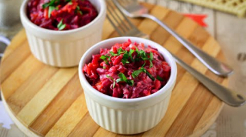Свекольный салат с морковью и чесноком – вкусно и полезно