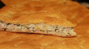 Сырный пирог с курицей. Простой рецепт вкусного пирога с начинкой!