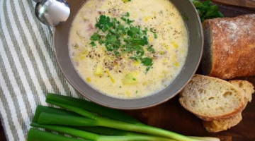 СЫРНЫЙ СУП с пореем и фаршем,вкусный,сытный,наваристый!