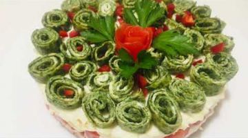 СЫТНЫЙ И ВКУСНЫЙ ПРАЗДНИЧНЫЙ САЛАТ!