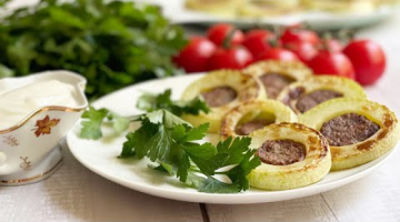Такое блюдо вы точно не пробовали - вкусные кабачки, фаршированные печенью