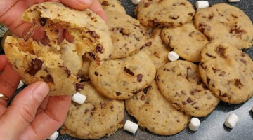 ТЕПЕРЬ ПИТЬ ЧАЙ ещё ВКУСНЕЕ! БЕСПОДОБНОЕ ПЕЧЕНЬЕ С ШОКОЛАДОМ И С МАРШМЕЛЛОУ! Быстрый рецепт!