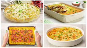 ТОП-4. КАРТОФЕЛЬНЫЕ ЗАПЕКАНКИ С НАЧИНКОЙ. 4 рецепта от Всегда Вкусно!
