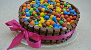 ТОРТ из M&M’s и KitKat! Торт на детский праздник своими руками- гости будут в восторге
