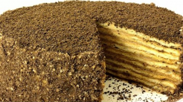 Торт "Микадо". Песочные коржи и карамельный крем. Подробный рецепт.