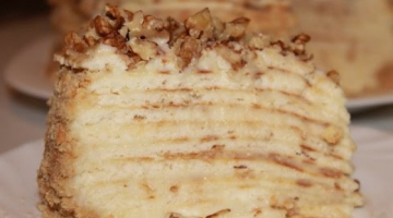 Торт на сковороде с заварным кремом (cake pan). Просто, быстро и вкусно!