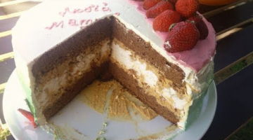 Торт "Сникерс" Очень Вкусный торт с Безе. Бисквитный торт с безе. Cake Snickers
