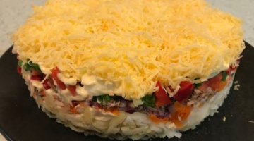 Тот самый вкусный салат! Салат Сугробы или Волшебные Холмы!)