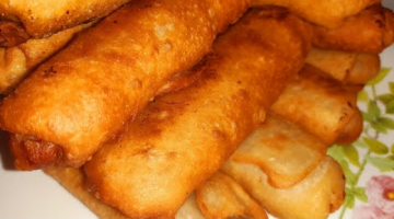 Трубочки с Фаршем ? такая ВКУСНЯТИНА ?Что хочется ЕЩЁ и ЕЩЁ ☺️