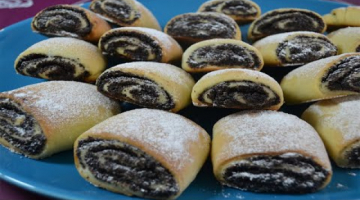 ТРУБОЧКИ С Маком или МИНИ РУЛЕТИКИ С  СОЧНОЙ МАКОВОЙ НАЧИНКОЙ❤️?