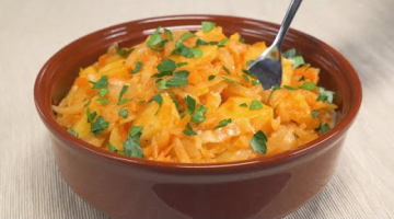 ТУШЕНАЯ КАПУСТА С КАРТОШКОЙ, как в детстве. Идеальный ужин или вкусный гарнир. Рецепт Всегда Вкусно!