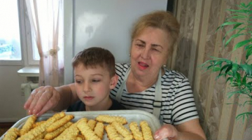 Творим с Владиком на Кухне.И  Получилась вот такая Вкуснятина !