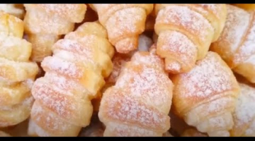 ТВОРОЖНЫЕ РОГАЛИКИ вкусная и простая выпечка к чаю