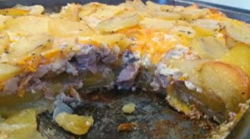 Ужин Без Хлопот Картофельная Запеканка с Творогом и Мясом  potato casserole
