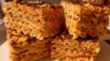 Вафельный торт Ну очень вкусный тортик!