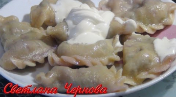 Вареники с черникой (Домашний рецепт) 