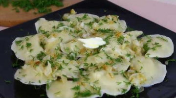 ВАРЕНИКИ С КАРТОШКОЙ. Тесто,которое не разваривается!