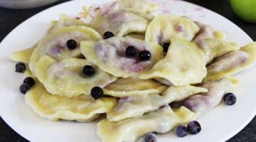 Вареники с Вкуснейшей Начинкой из Творога и Черной Смородины
