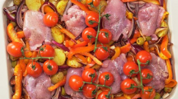 Вкус праздника! Испанское чоризо-рагу с курицей и не забудьте про бокал красного вина!Всегда Вкусно!