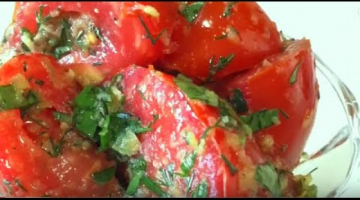Вкуснейшая закуска!Помидоры по-корейски! Простой рецепт вкусной закуски