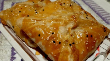 Вкуснейшие домашние слойки с курицей и кабачком.Такие слойки,вы ещё точно не пробовали.