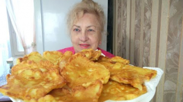 Вкуснейшие оладьи с яблоком.Дачный вариант.