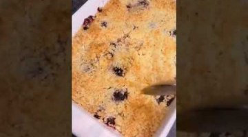 Вкуснейший десерт на скорую руку с хрустящей песочной крошкой #shorts
