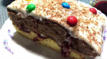 ВКУСНЕЙШИЙ ТОРТ с ВИШНЕЙ и сметанным кремом