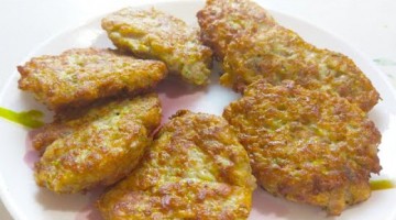 Вкусные и Нежные оладьи с хрустящей корочкой.Используем урожай кабачков