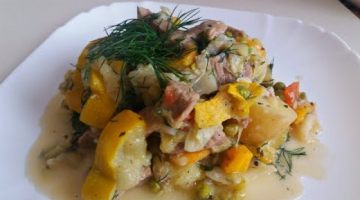 Вкусный и Полезный Ужин на скорую руку. Овощное рагу с мясом Это вкусно и просто